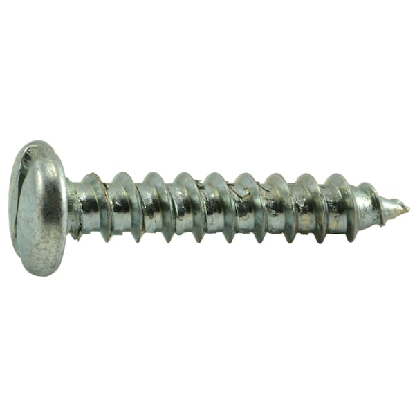 Midwest Fastener Sheet Metal Screw, #10 x 1 in, Zinc Plated Steel Pan Head Slotted Drive, 40 PK 62095 - main